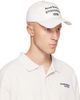Acne Studios Acne Studios Off-White '1996' Logo Baseball Cap - 2