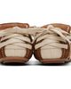 Acne Studios Acne Studios Off-White & Brown Suede Lace-Up Sneakers - 2