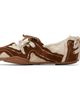 Acne Studios Acne Studios Off-White & Brown Suede Lace-Up Sneakers - 3