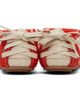Acne Studios Acne Studios Off-White & Orange Suede Lace-Up Sneakers - 2