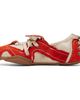 Acne Studios Acne Studios Off-White & Orange Suede Lace-Up Sneakers - 3