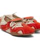 Acne Studios Acne Studios Off-White & Orange Suede Lace-Up Sneakers - 4