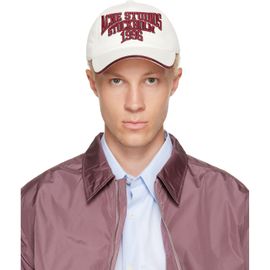 Acne Studios Acne Studios Off-White Embroidered Logo Cap