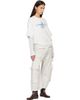 Acne Studios Acne Studios Off-White Embroidered Long Sleeve T-shirt - 4