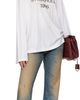 Acne Studios Acne Studios Off-White Logo Relaxed-Fit T-shirt - 4