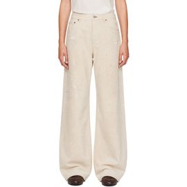 Acne Studios Acne Studios Off-White Regular Fit 2021F Jeans