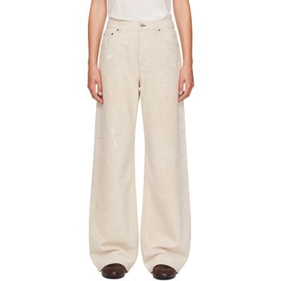 Acne Studios Acne Studios Off-White Regular Fit 2021F Jeans