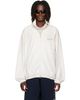 Acne Studios Acne Studios Off-White Washed Logo Jacket - 1