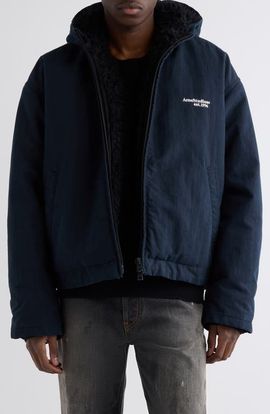 Acne Studios Acne Studios Olavy Waxed Cotton Canvas Hooded Jacket