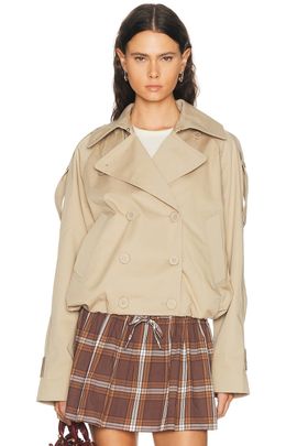 Acne Studios Acne Studios Oleo Twill Trench Jacket