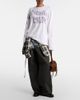 Acne Studios Acne Studios Oversized cotton-blend jersey T-shirt - 5