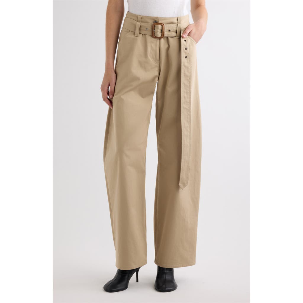 Acne Studios Acne Studios Page Belted Cotton Gabardine Pants