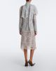 Acne Studios Acne Studios Paisley lace-trimmed silk crêpe midi skirt - 6