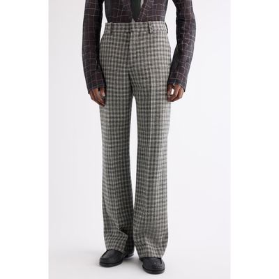 Acne Studios Acne Studios Palvin Check Wool Mouline Trousers
