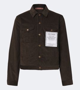 Acne Studios Acne Studios Patch-appliqué cotton corduroy jacket