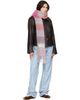 Acne Studios Acne Studios Pink & Grey Check Wool Scarf - 2