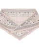 Acne Studios Acne Studios Pink & Taupe Check Silk Scarf - 1