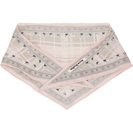Acne Studios Acne Studios Pink & Taupe Check Silk Scarf