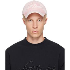 Acne Studios Acne Studios Pink Embroidered Logo Cap