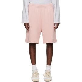 Acne Studios Acne Studios Pink Embroidered Logo Shorts
