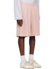 Acne Studios Acne Studios Pink Embroidered Logo Shorts - 2