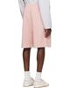 Acne Studios Acne Studios Pink Embroidered Logo Shorts - 3