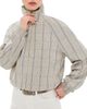 Acne Studios Acne Studios Plaid Bomber Funnel Neck Jacket Brown/Blue - 1