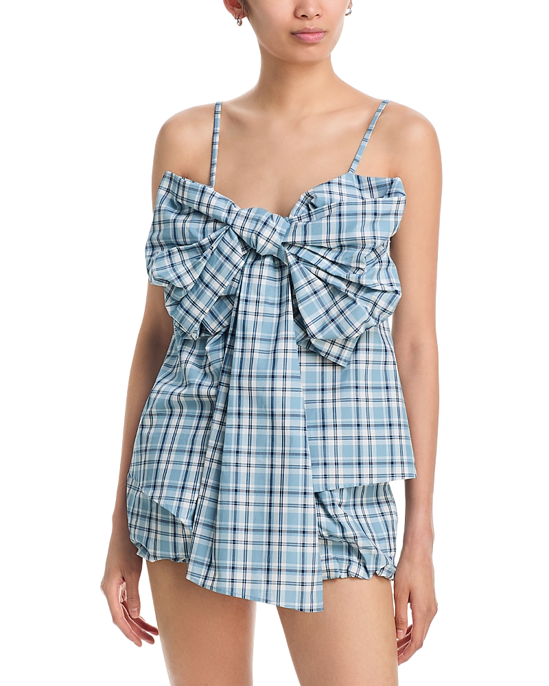 Acne Studios Acne Studios Plaid Bow Top