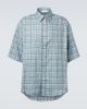 Acne Studios Acne Studios Plaid oversized flannel shirt - 1