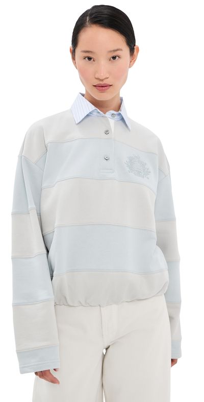 Acne Studios Acne Studios Polo Sweatshirt Light Blue/Grey