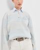 Acne Studios Acne Studios Polo Sweatshirt Light Blue/Grey - 2