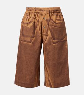 Acne Studios Acne Studios Printed cotton shorts