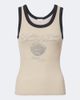Acne Studios Acne Studios Printed ribbed-knit tank top - 1