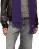 Acne Studios Acne Studios Purple Skinny Fringe Wool Scarf - 2