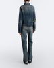 Acne Studios Acne Studios Re-Edition distressed faded bootcut jeans - 6