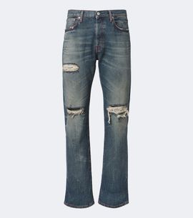 Acne Studios Acne Studios Re-edition distressed straight jeans