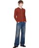 Acne Studios Acne Studios Red Zip-Up Hoodie - 4