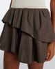 Acne Studios Acne Studios Ruffled checked wool-blend miniskirt - 3