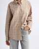 Acne Studios Acne Studios Sandrea Check Cotton & Linen Shirt - 1