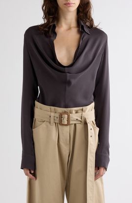 Acne Studios Acne Studios Shaydana Silk Georgette Top