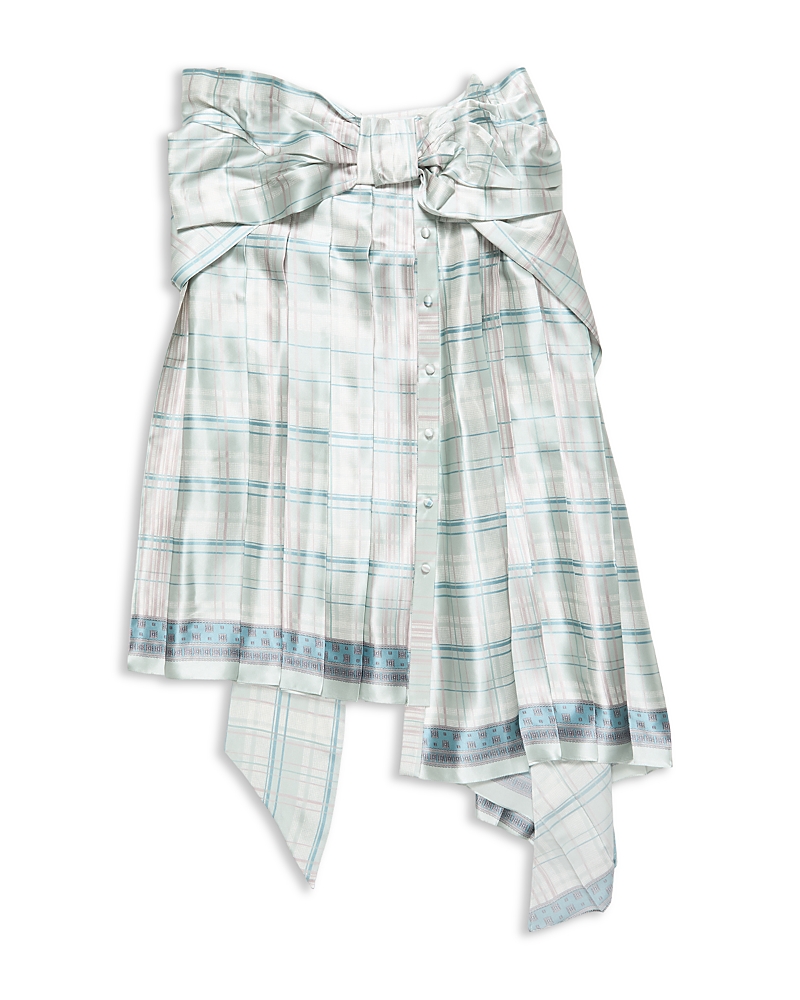 Acne Studios Acne Studios Silk Bow Trim Skirt