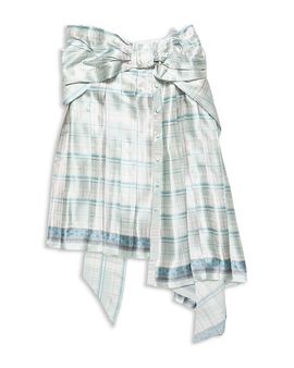 Acne Studios Acne Studios Silk Bow Trim Skirt
