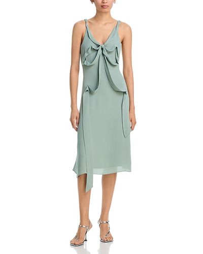 Acne Studios Acne Studios Silk Midi Bow Dress