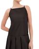 Acne Studios Acne Studios Silk Sleeveless Mini Dress Dark Chocolate Brown - 1