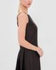 Acne Studios Acne Studios Silk Sleeveless Mini Dress Dark Chocolate Brown - 4
