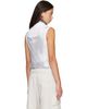 Acne Studios Acne Studios Silver Shiny Satin Top - 3