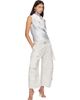 Acne Studios Acne Studios Silver Shiny Satin Top - 5