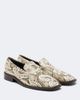 Acne Studios Acne Studios Snake-effect leather loafers - 1
