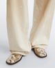 Acne Studios Acne Studios Snake-effect leather loafers - 3