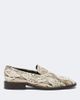 Acne Studios Acne Studios Snake-effect leather loafers - 5